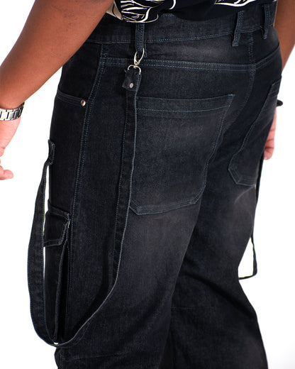 Premium Denim Cargo Pants – Rugged Style, Ultimate Comfort