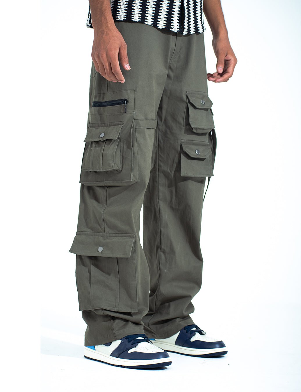 Olive Twill Cargo Pants for Men – Durable, Versatile, and Rugged by POV