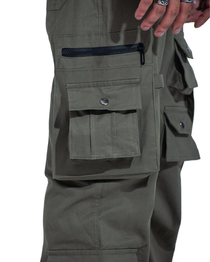 Olive Twill Cargo Pants for Men – Durable, Versatile, and Rugged by POV